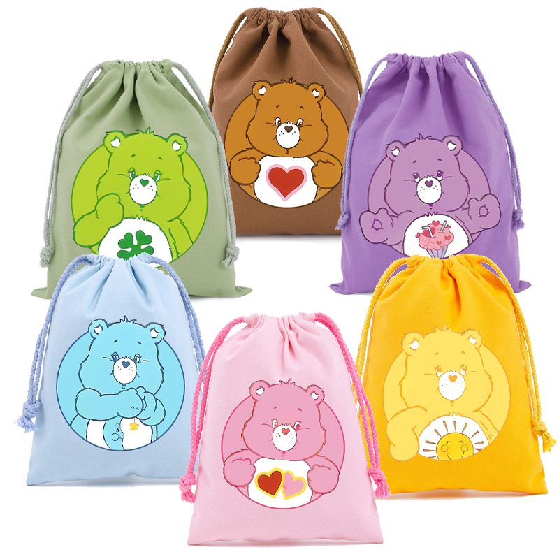 Beauty Makeup For Kids - Cute Care Bears Drawstring Bag New