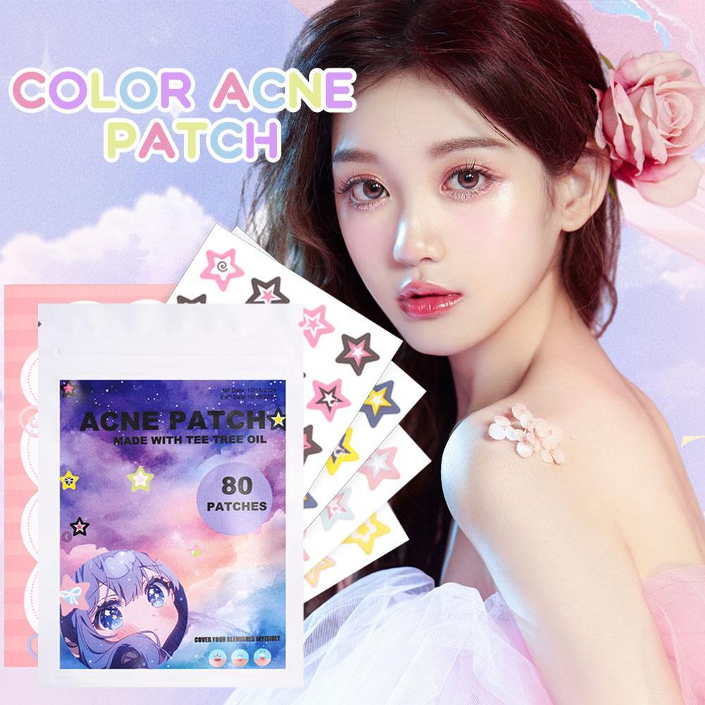 Beauty Makeup Face - 1PC Colorful Star Shaped PE Pimple