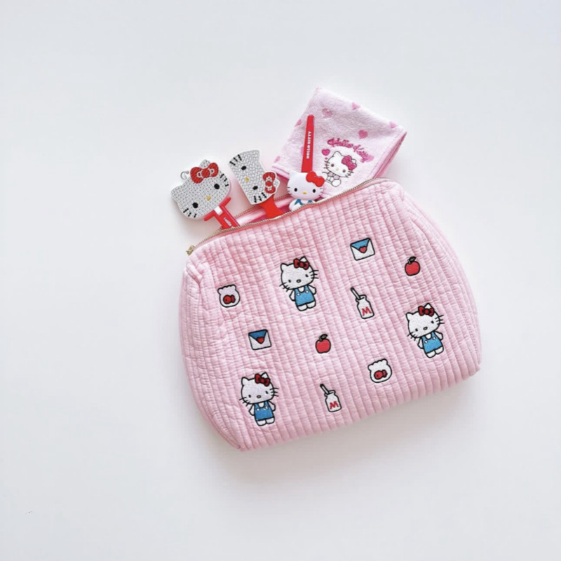 Beauty Makeup For Kids - Hello Kitty Cute Cartoon Zipper Tissue