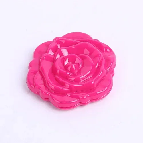 Beauty Flower Makeup - 1pc Mini Rose Makeup Mirror Double