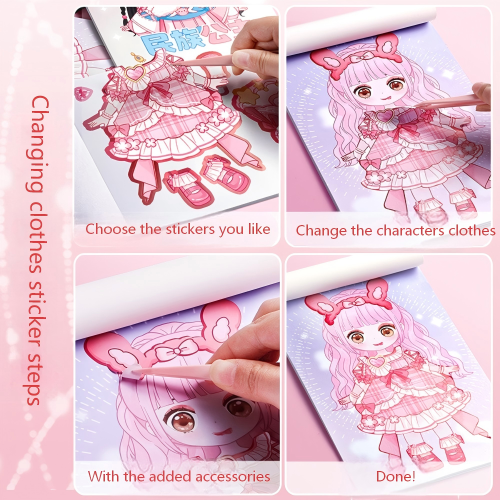 Super Cute Dress Up Stickers f – Beauty Makeup For Kids recenzja i cena
