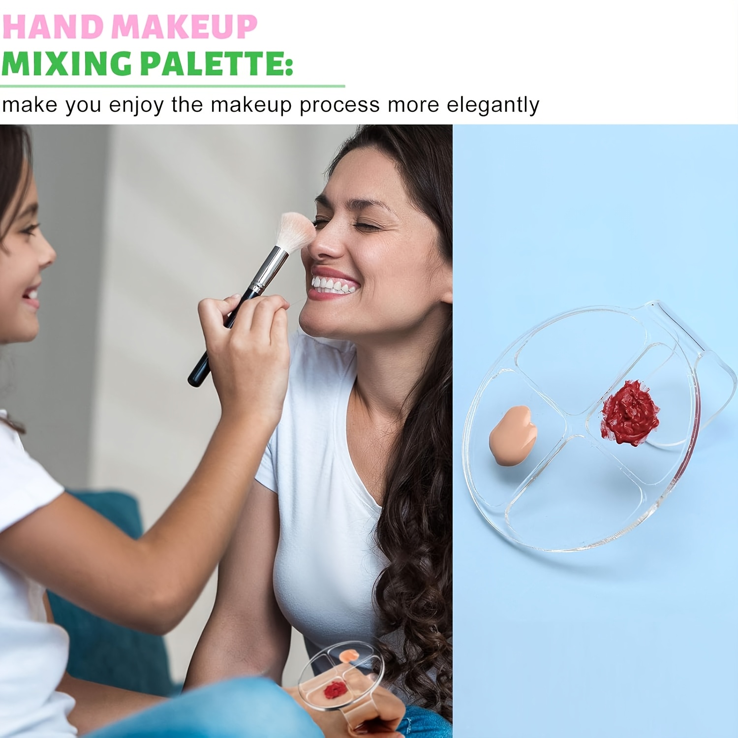 1 Clear Acrylic Makeup Mixing  – Beauty And Makeup recenzja i cena