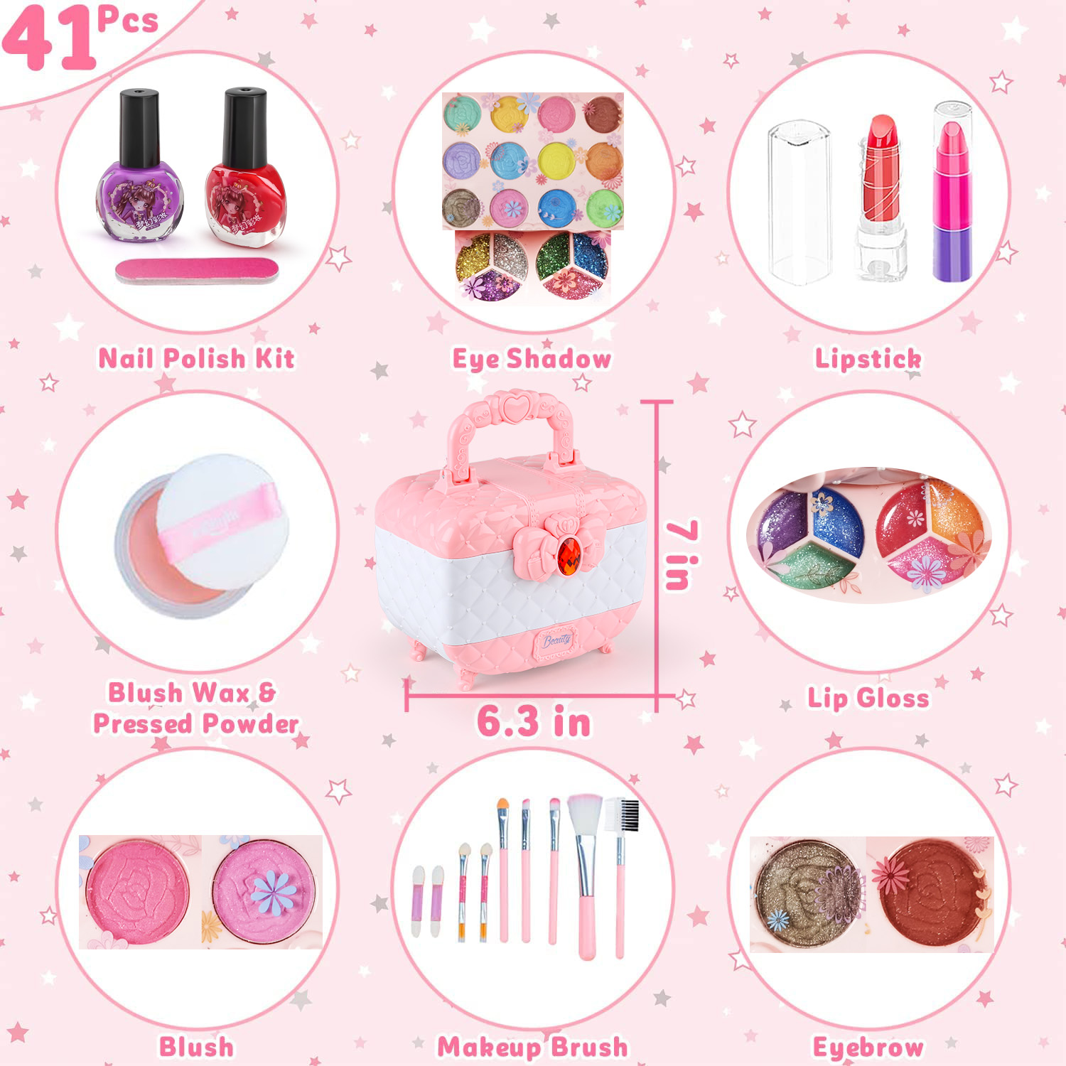 Kids Makeup Toy Kit for Girls, – Beauty Makeup For Kids recenzja i cena