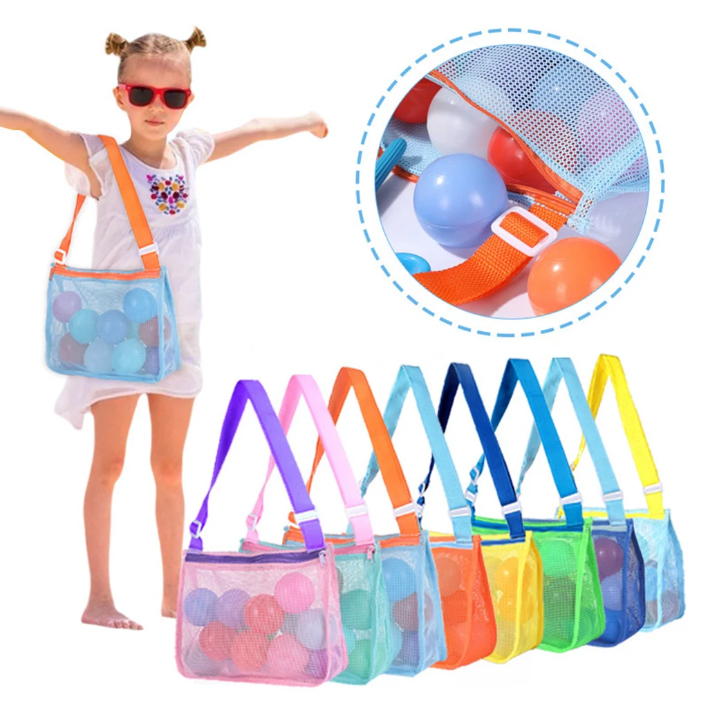Foldable Beach Mesh Bag Childr – Beauty Makeup For Kids recenzja i cena