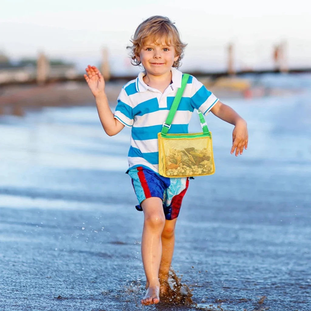 Foldable Beach Mesh Bag Childr – Beauty Makeup For Kids recenzja i cena