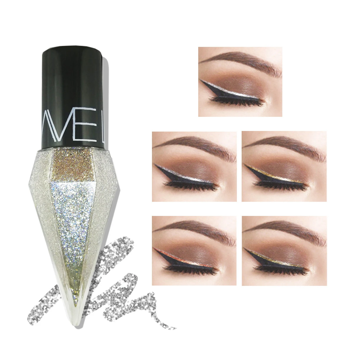 5pc/set Shiny Eye Liners Eyesh – Beauty Flower Makeup recenzja i cena