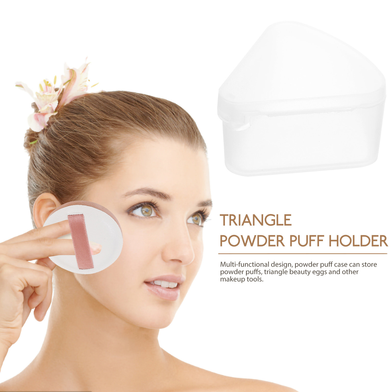 6Pcs Triangle Powder Puff Case – Beauty And Makeup recenzja i cena