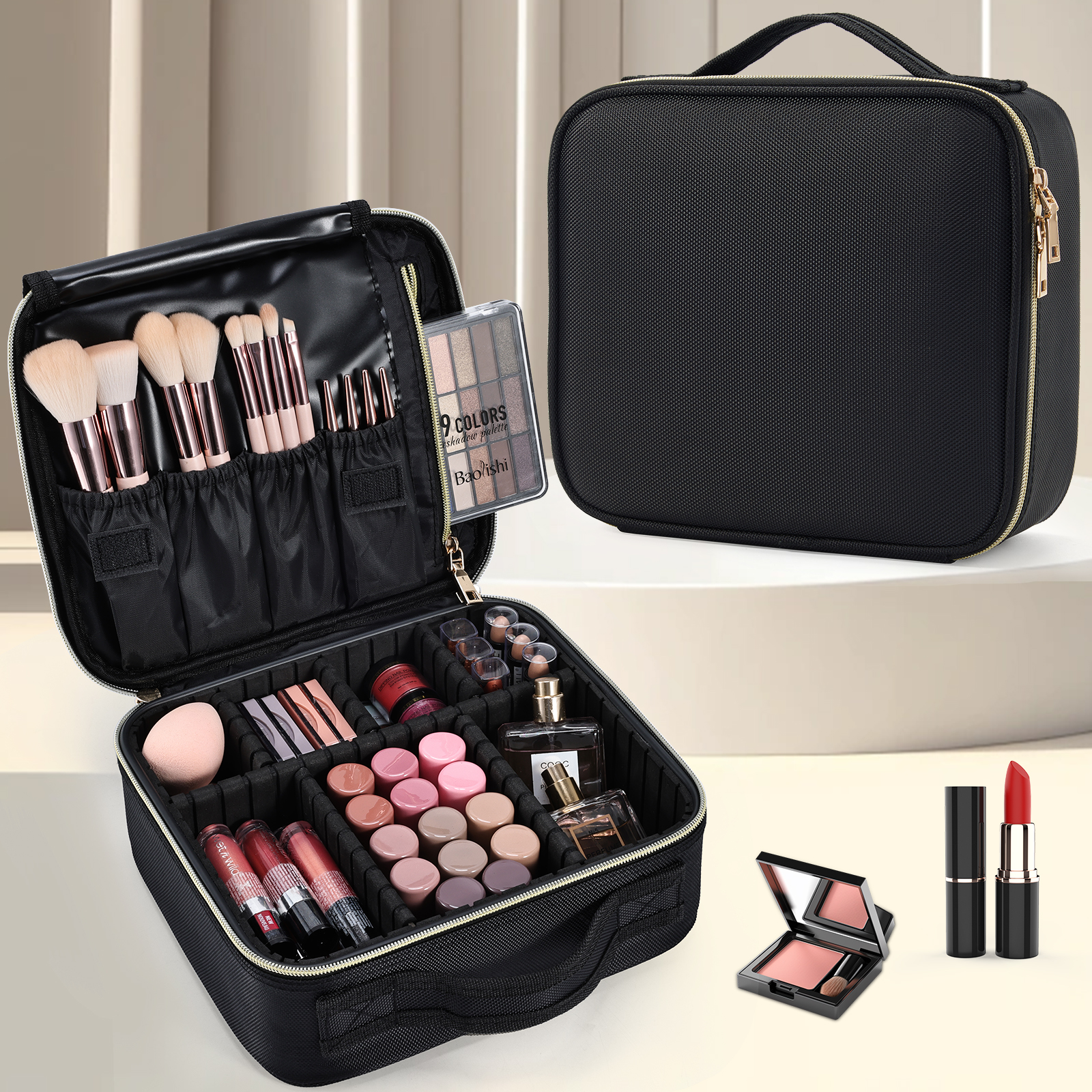 Cosmetic Case Makeup Bag Vanit – Beauty And Makeup recenzja i cena