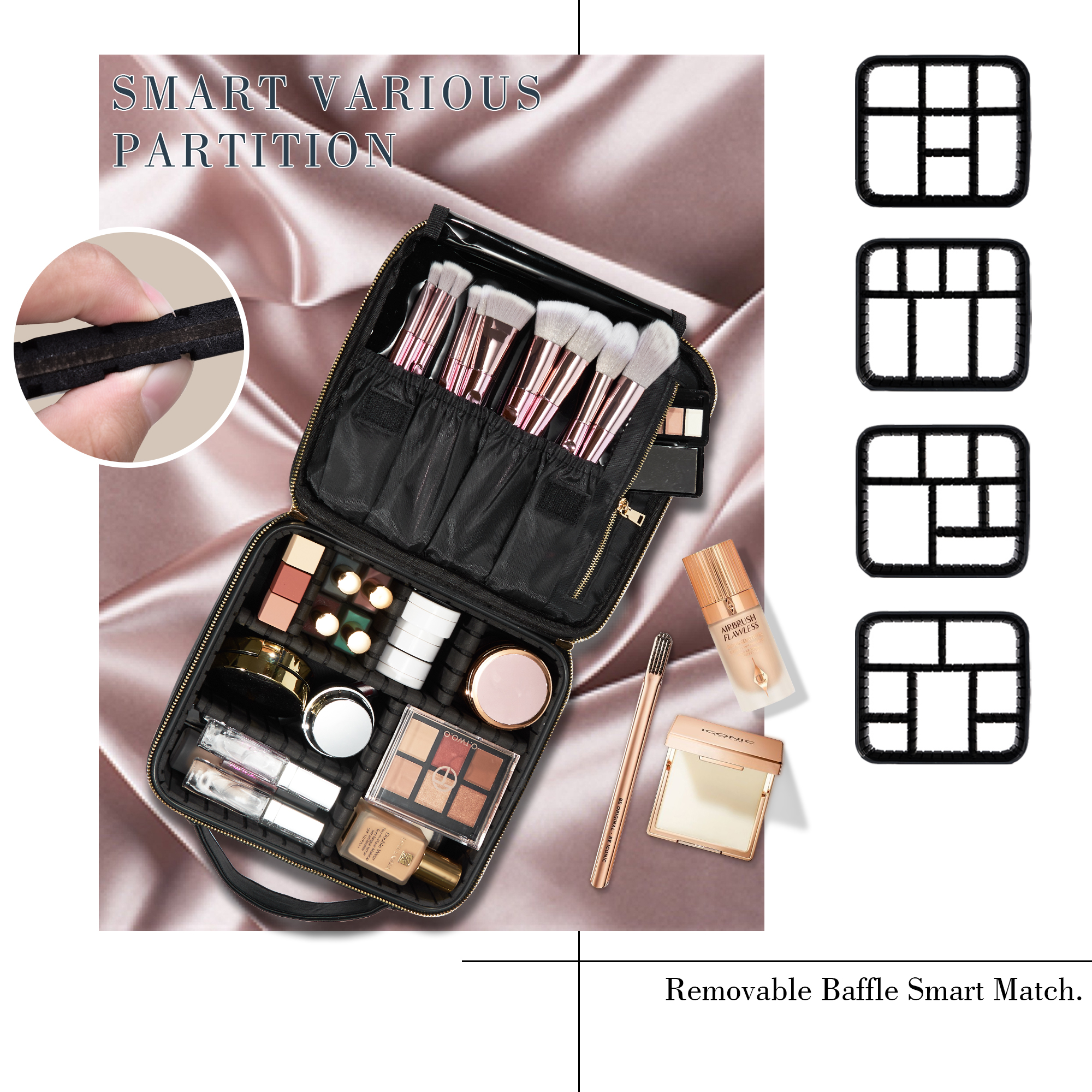 Cosmetic Case Makeup Bag Vanit – Beauty And Makeup recenzja i cena
