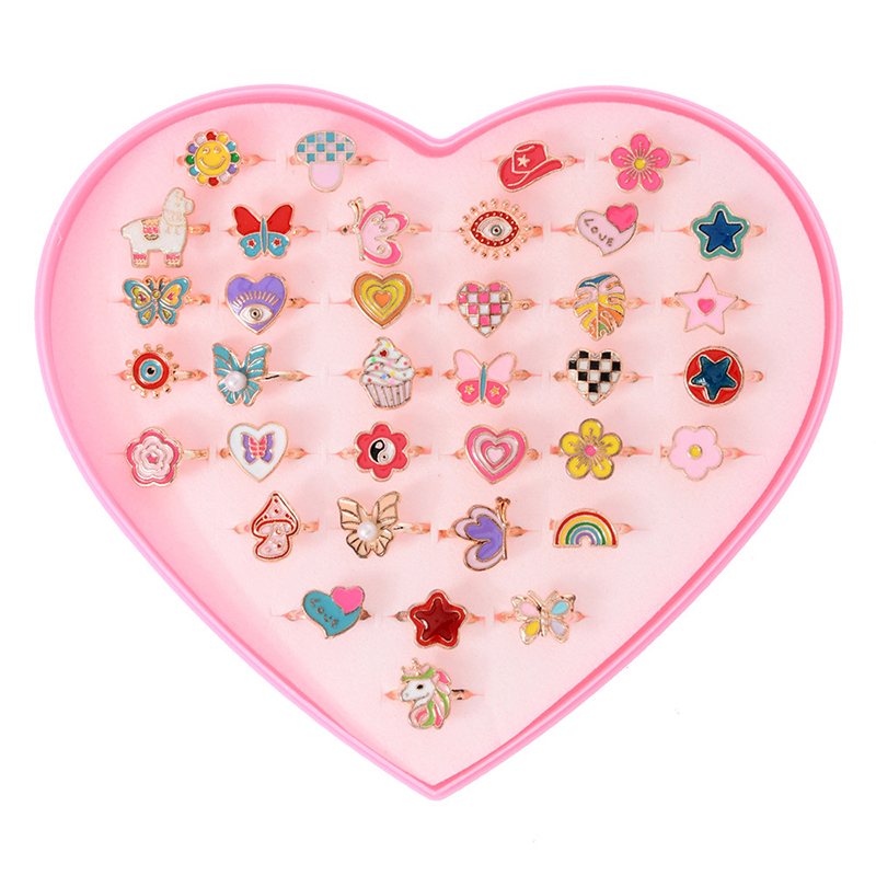 6/12/36pcs Adjustable Rings fo – Beauty Makeup For Kids recenzja i cena