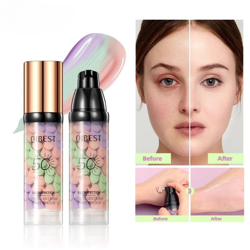 Face Makeup Primer Tri-color C – Beauty Makeup Foundation recenzja i cena