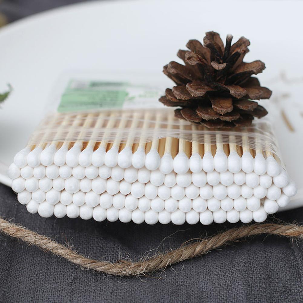 10/100pcs Disposable Cotton Sw – Beauty And Makeup recenzja i cena