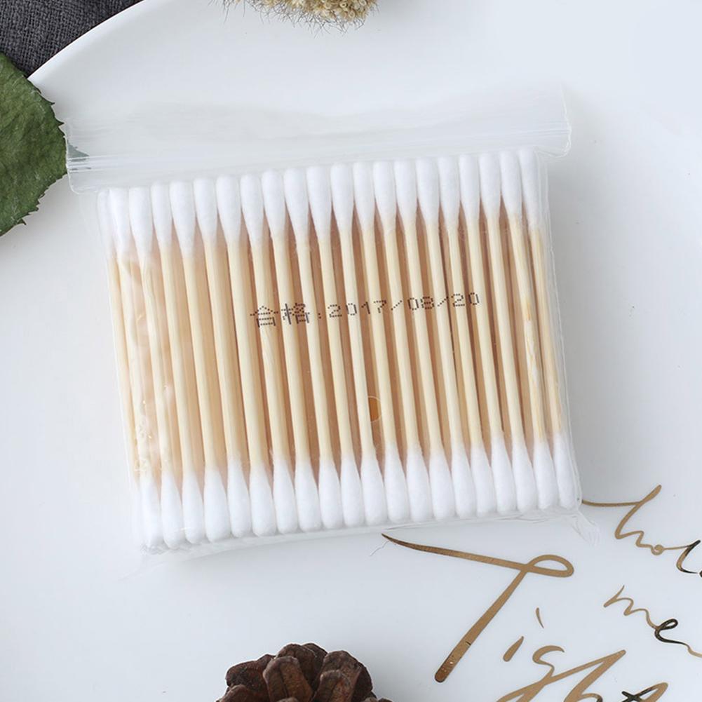 10/100pcs Disposable Cotton Sw – Beauty And Makeup recenzja i cena