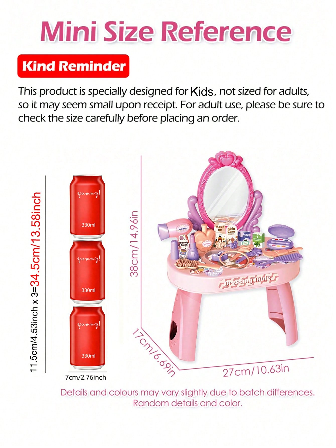 Kids Princess Vanity Dressing  – Beauty Makeup For Kids recenzja i cena