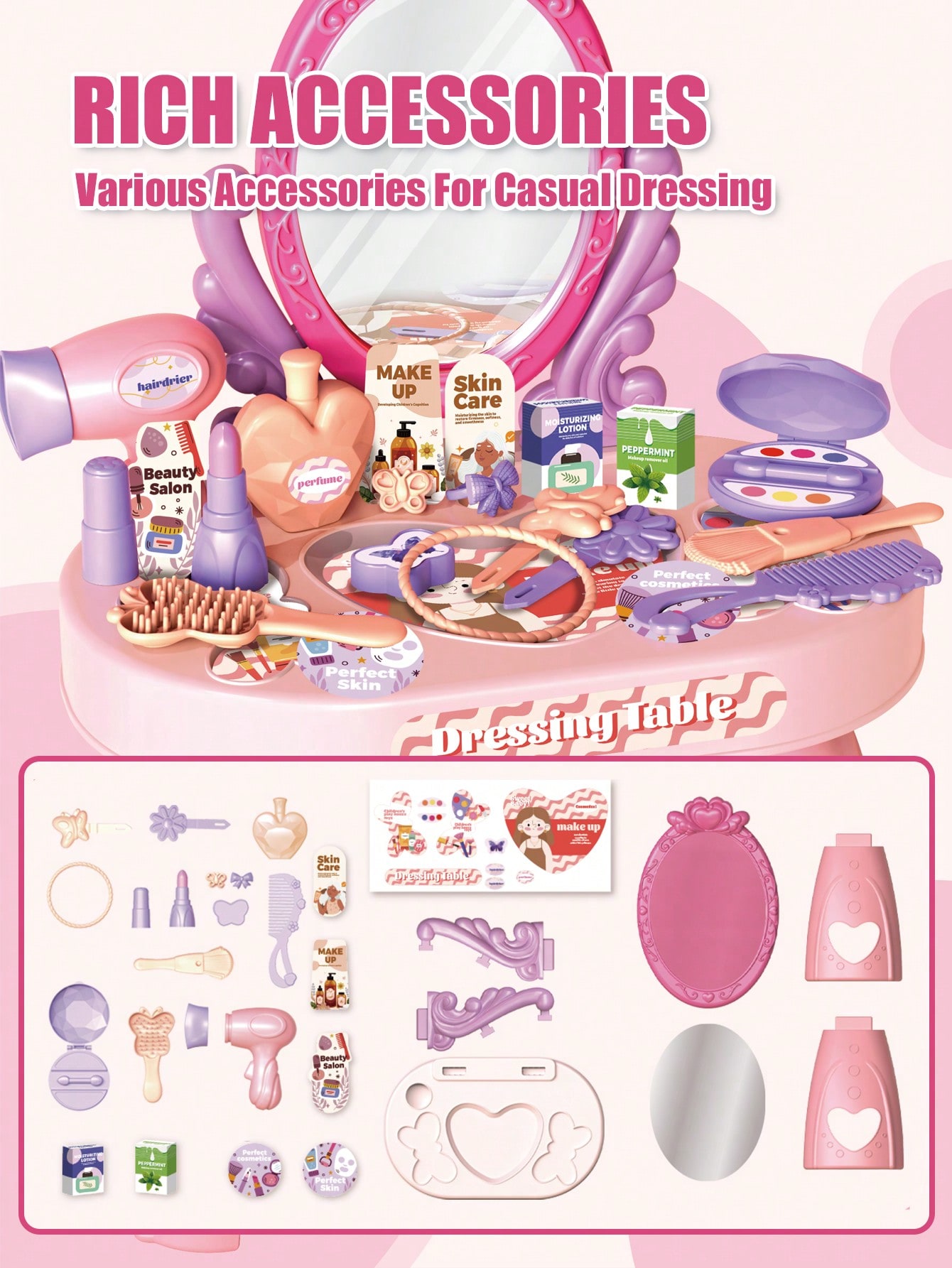 Kids Princess Vanity Dressing  – Beauty Makeup For Kids recenzja i cena
