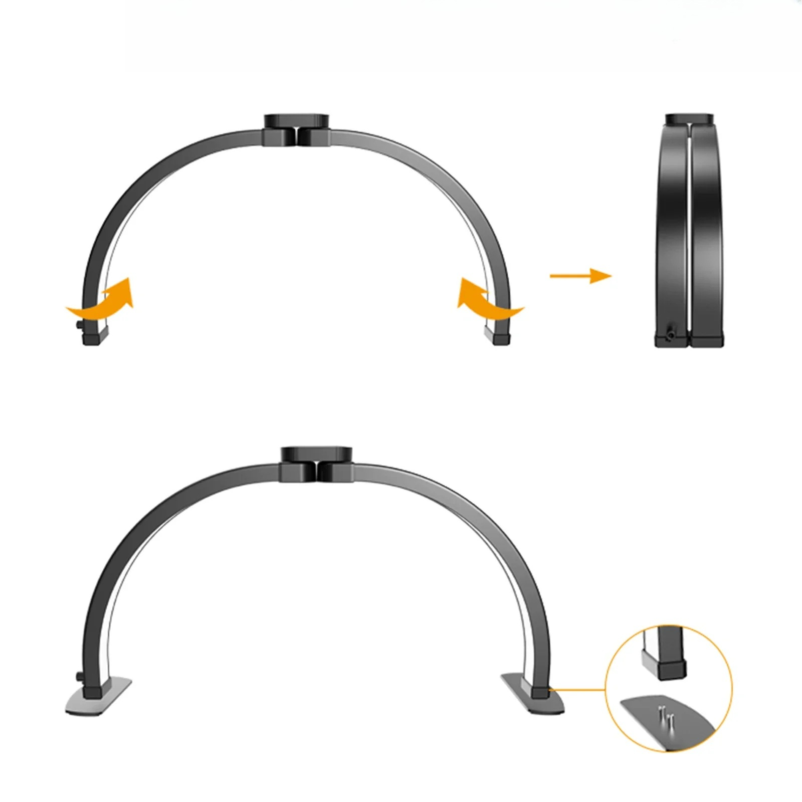 LFor EU/US/UK Plug LED Half Mo – Beauty Makeup Uk recenzja i cena