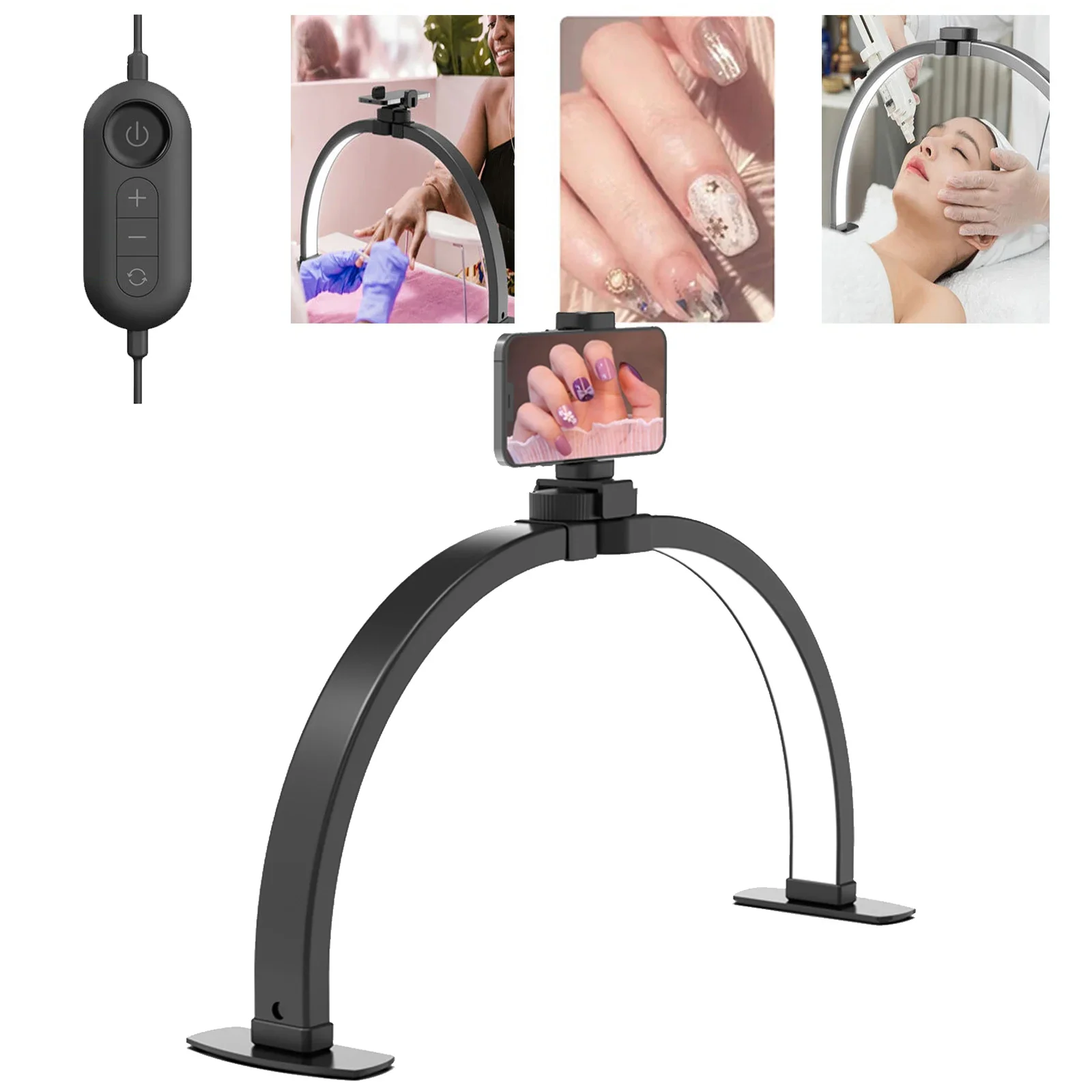 LFor EU/US/UK Plug LED Half Mo – Beauty Makeup Uk recenzja i cena