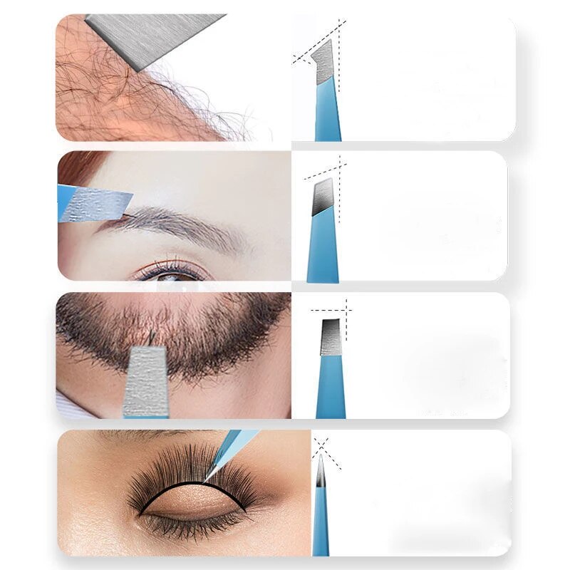 Eyebrow Tweezer Colorful Hair  – Beauty - Makeup - Eyes recenzja i cena