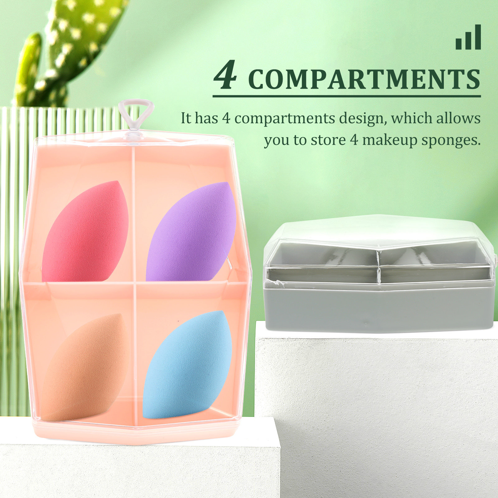2Pcs Storage Case ABS Makeup S – Beauty And Makeup recenzja i cena