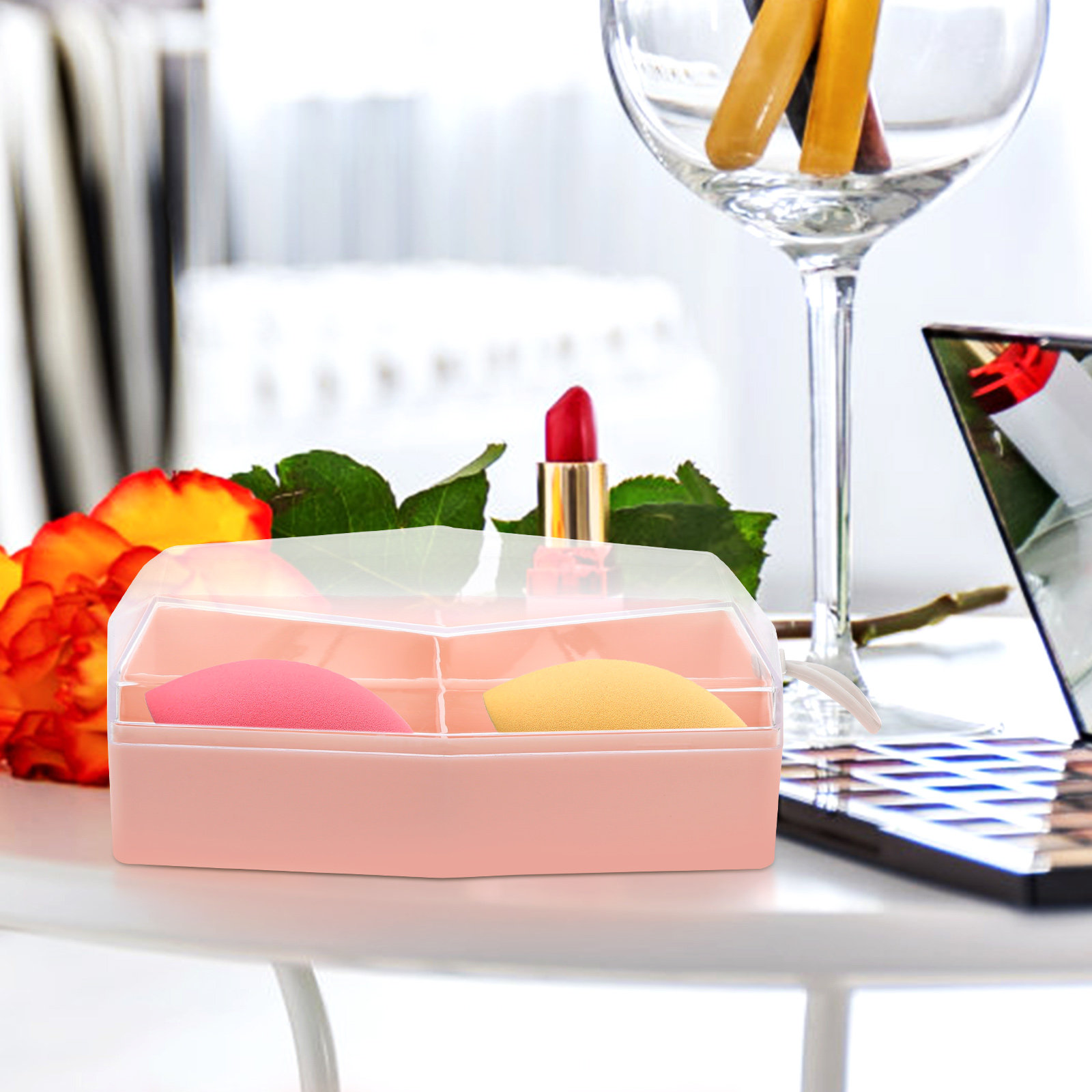 2Pcs Storage Case ABS Makeup S – Beauty And Makeup recenzja i cena